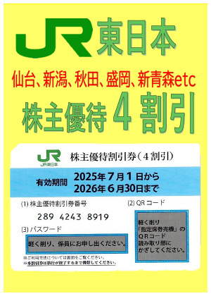 株主優待券2枚買いでさらにお得